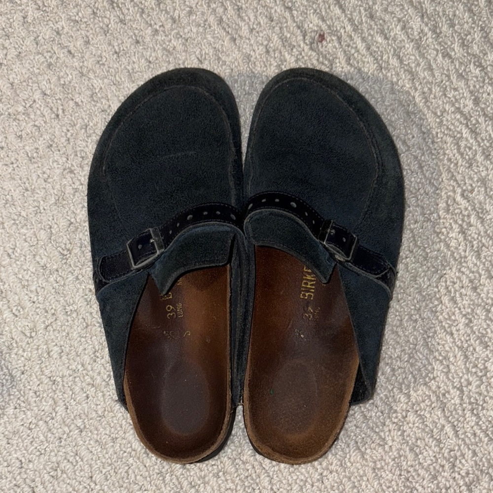 Birkenstock Black Loafers Slip-Ons
